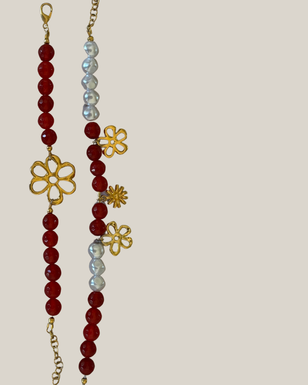Beaded Flower Bracelet
