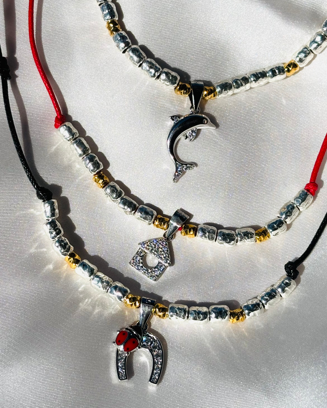 Collana Lace + Charm