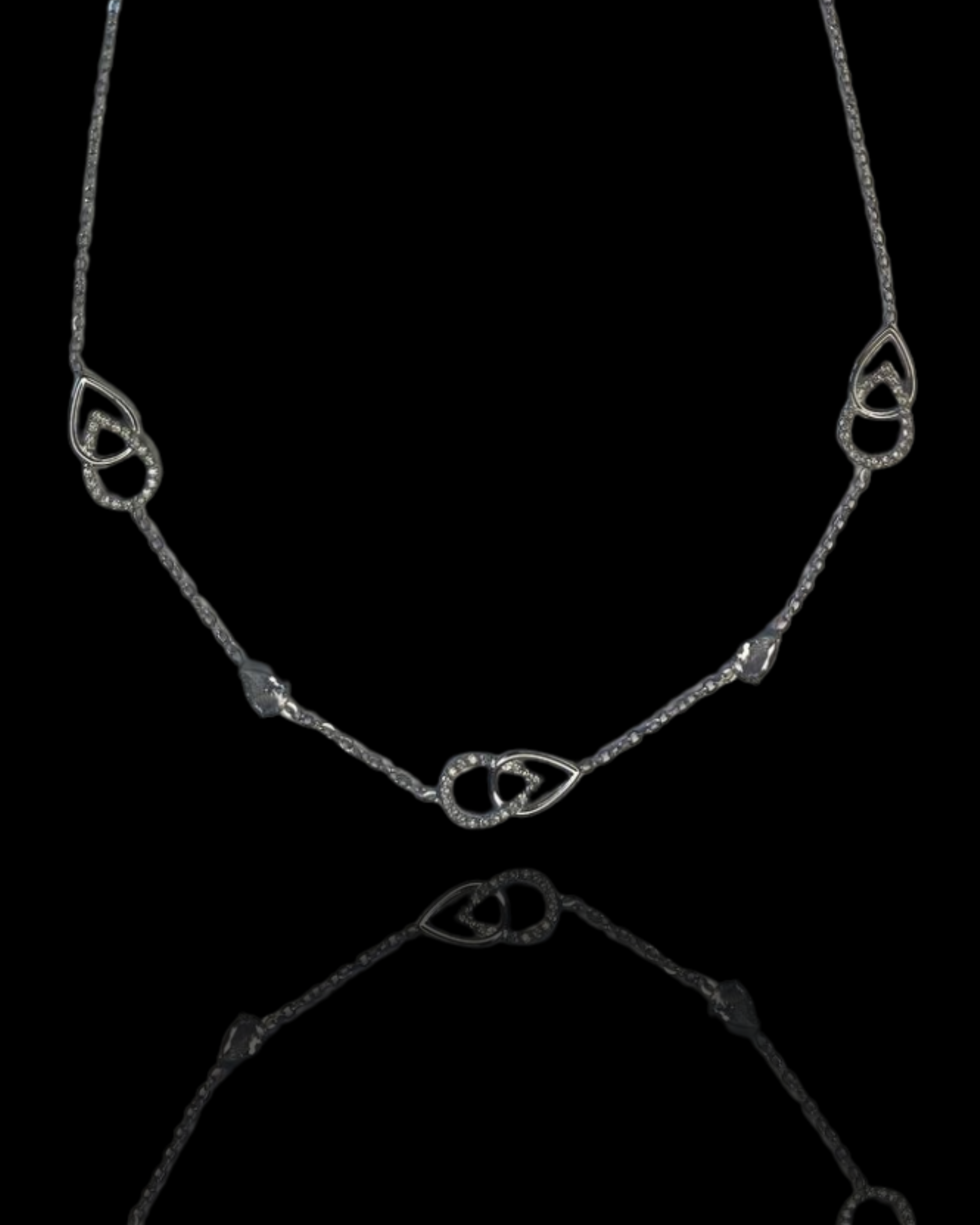 Collana Moondrop Silver