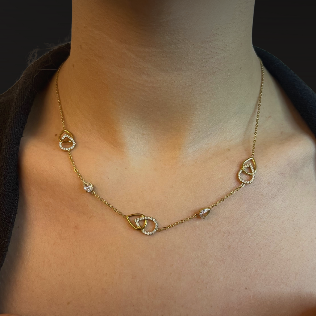 Collana Moondrop Golden