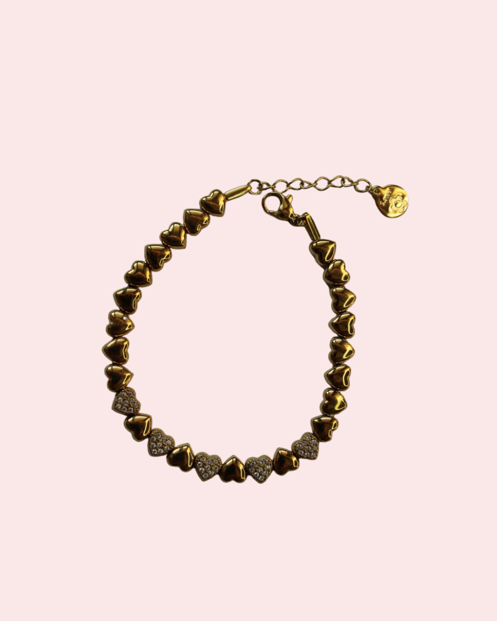 Bracciale Cuoricini Golden