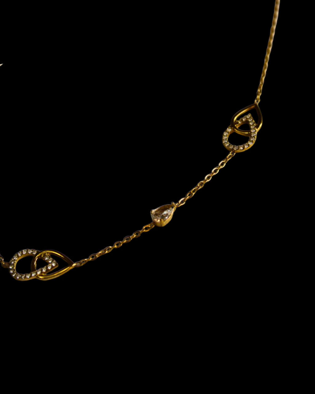 Collana Moondrop Golden