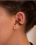 Golden Chunky Ear Cuff