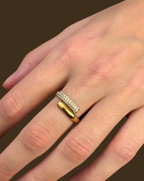 Anello Dual Aura Silver