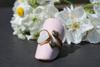 Anello cuore di perla