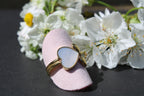 Anello cuore di perla