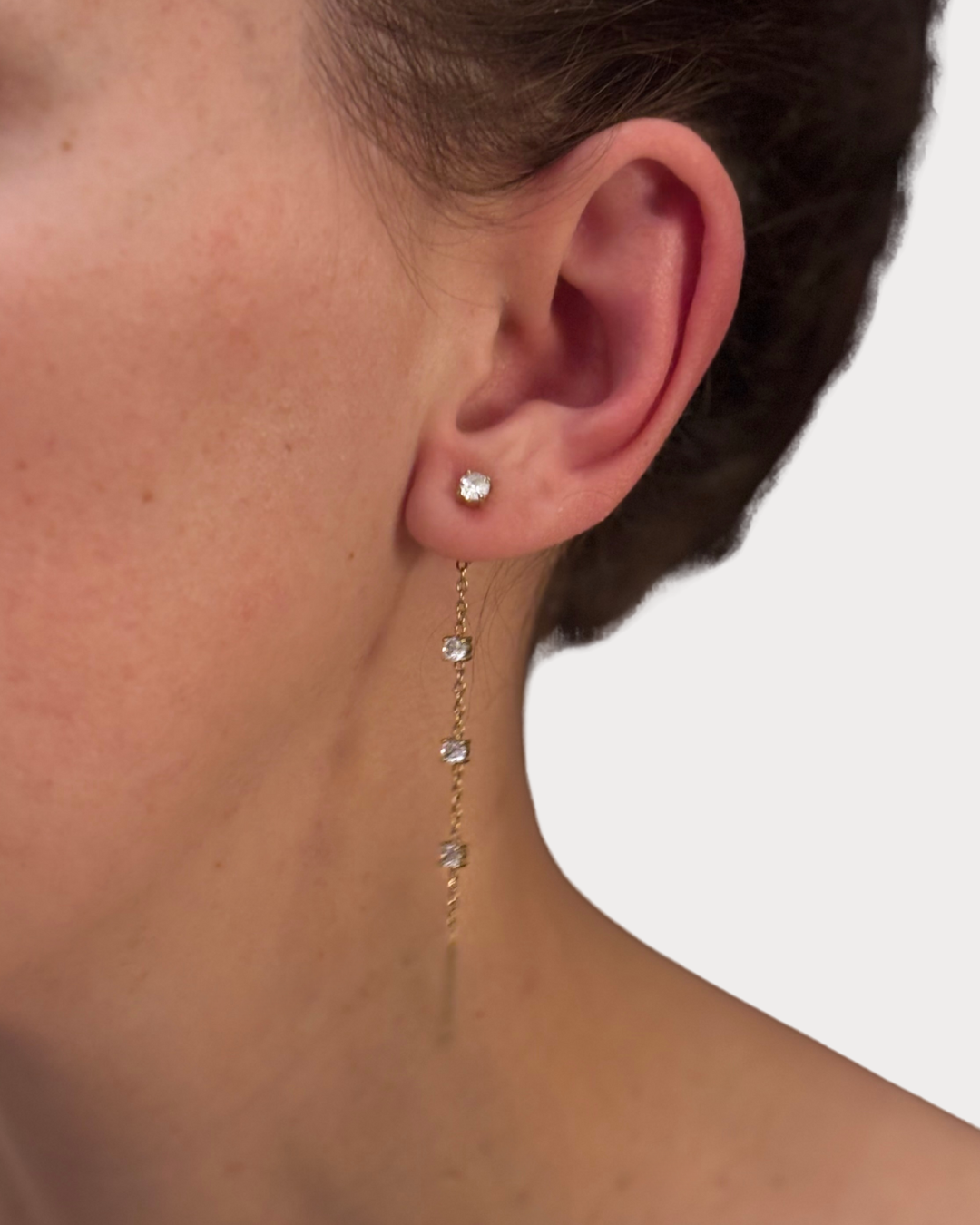 Orecchini Eclipse Crystal Drop